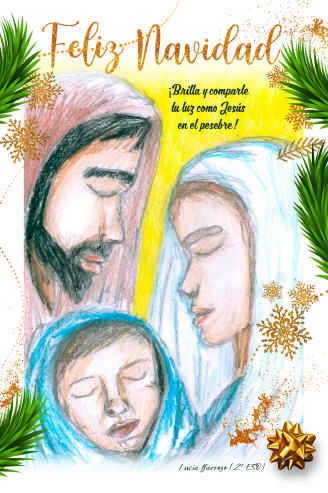 POSTAL NAVIDE&Ntilde;A GANADORA - LUC&Iacute;A BARROSO